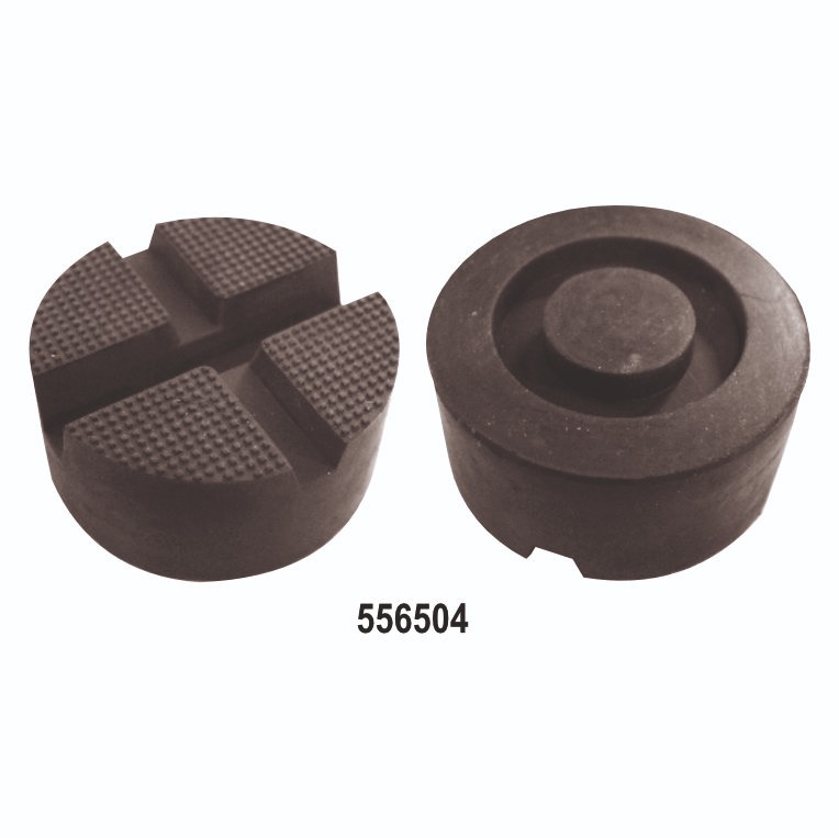 Car Jack Rubber Pad Dia 101mm Cross Slotted Heavy-Duty Rubber Support Pad