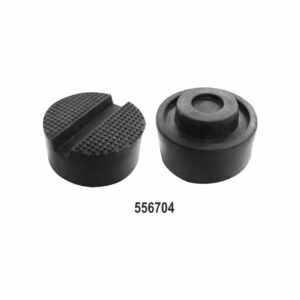 Car Jack Rubber Pad Dia 66mm with Steel Plate Slotted Rubber Lift Pad