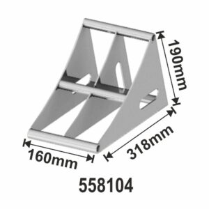 Metal Wheel Chock Heavy Duty Large 12–25 Inch for Wheel Alignment