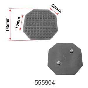 Rubber Pad for Passenger Car Lift                        145mm x 145mm x 12mm