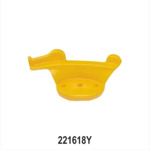 Yellow Plastic Mount /Demount Tool Head Screw Type Base 62mm for Tyre Changer