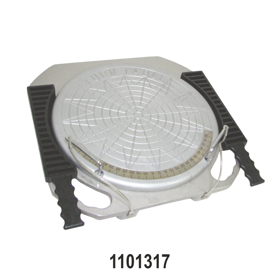 Light Weight Wheel Alignment Aluminium Turn Plate with Rubber stopper for Passenger Car