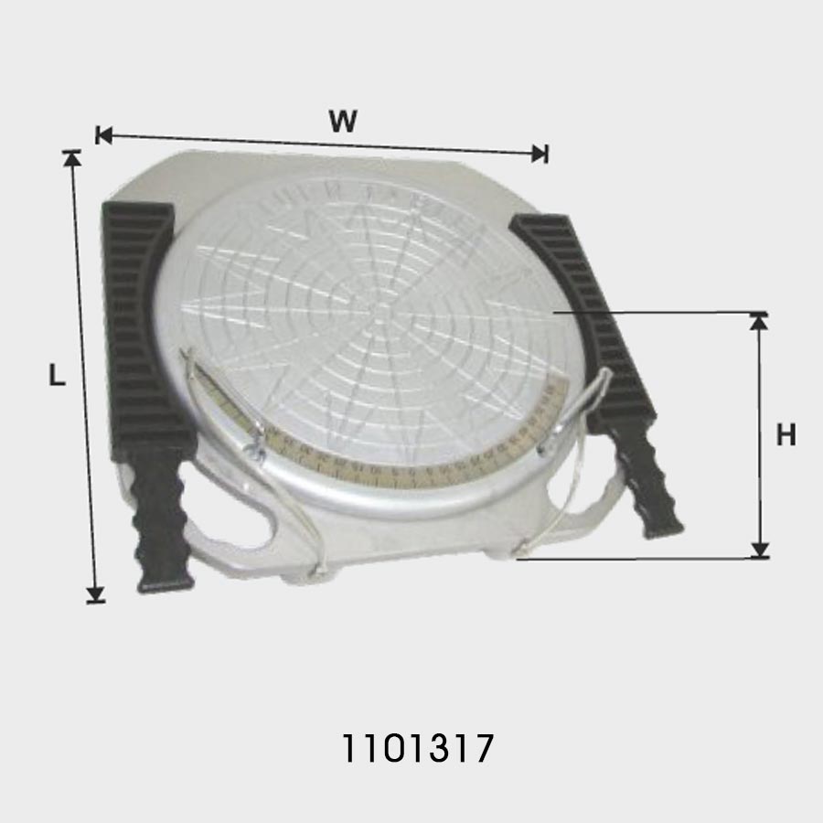 Light Weight Wheel Alignment Aluminium Turn Plate with Rubber stopper for Passenger Car - Image 2