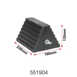 Rubber Wheel Chock                                          230mm x 180mm x 135mm