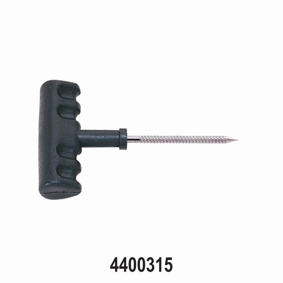 Tire Repair Needles Tire Probe with Knurling in Plastic T-Handle 3 Inch