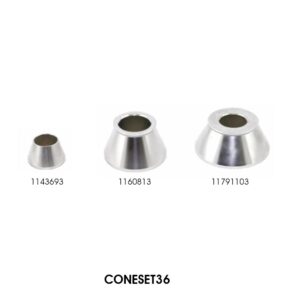 Wheel Balancer Self-Centering Tapered Cone Set for 36 mm Shaft | Passenger Car Cone Kit