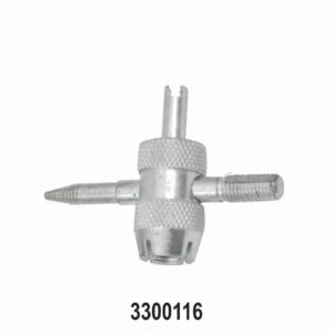 4 Way Tyre Valve Core Repair Tool ( Zinc Plated)