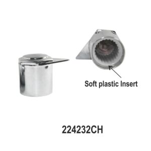 Dust Cap & Loose Wheel  Nut Indicator (with Soft Plastic Insert) Upper arrow & Chrome Plated Size: 32 mm (Packed as set of 10 Nos.)