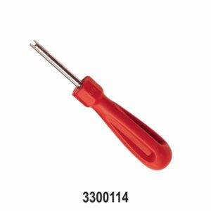 Valve Core Screw Driver Standard Single Ended 1.5" Stem Length (Red)