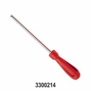 Long Valve Core Screw Driver Red 4"stem length