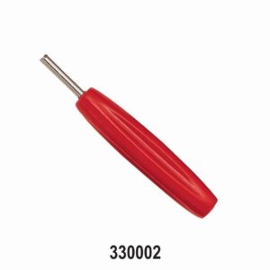 Valve Core Screw Driver / Remover Standard Single ended 1"stem length Red