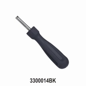 Valve Core Screw Driver Standard Single Ended  1" Stem Length (Black)