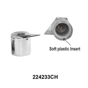 Dust Cap & Loose Wheel  Nut Indicator (with Soft Plastic Insert) Upper arrow & Chrome Plated Size: 33 mm (Packed as set of 10 Nos.)