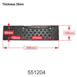 Tyre Bead Breaking/ Tyre Bead Loosener Rubber Pad    P 440mm x 120mm x35mm