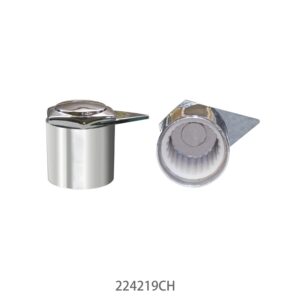 Dust Cap & Loose Wheel  Nut Indicator (with Soft Plastic Insert) Upper arrow & Chrome Plated Size: 19 mm (Packed as set of 10 Nos.)